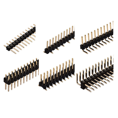 اتصالات برد مدار چاپی دو ردیفه پلاستیکی، هدر پین SMD 2.54 میلی متری
