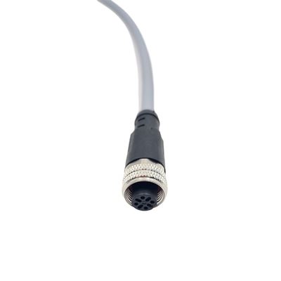 مونتاژ کابل ضد آب M12 نر به ماده با کانکتور 4 پین 8 پین