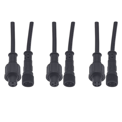 مجموعه های کابل ضد آب PVC M11 2 پین 3 پین 4 پین برای نوار نور LED