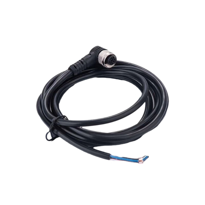 سیم پیچ فلزی Phoenix M12 به طول 100 سانتی متر مشکی نر به ماده با روکش PVC