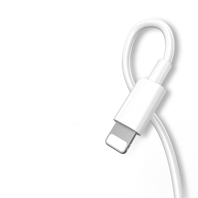 کابل داده شارژ USB OEM ODM PVC 2.4A برای شارژ سریع آیفون