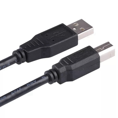 کابل USB پرسرعت مشکی، سیم چاپگر USB نر به زن 2.0