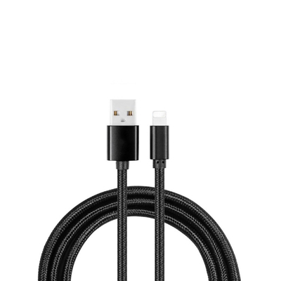 کابل داده شارژ سریع OEM، کابل میکرو USB نایلونی 2.4A برای آیفون
