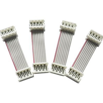 UL2651 کابل های روبان تخت 15 سانتی متر طول 2.54 میلی متر 1.27 میلی متر رنگ خاکستری گام به گام