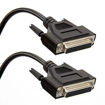 کابل سریال نر به نر Rs232 3 فوت با کانکتور فرعی DB9 DB15 DB25 D