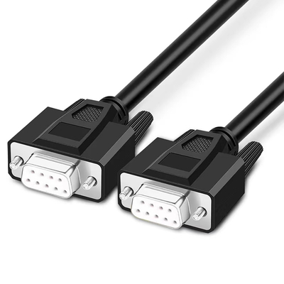 کابل سریال نر به نر Rs232 3 فوت با کانکتور فرعی DB9 DB15 DB25 D