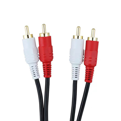 کابل های صوتی 20 متری 3 RCA به 3 RCA با مبدل صوتی آداپتور دوشاخه مرد