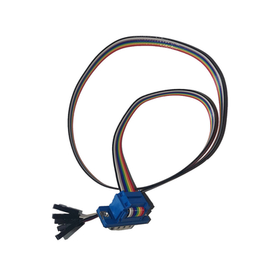 کابل های صوتی سفارشی شده DIDC نوع DB9 پین به 2.54mm Pitch 10P