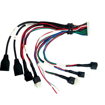ATX Housing Overmolding Cable Assembly JST PH2.0 Wire Crimp Housing to USB2.0 Female