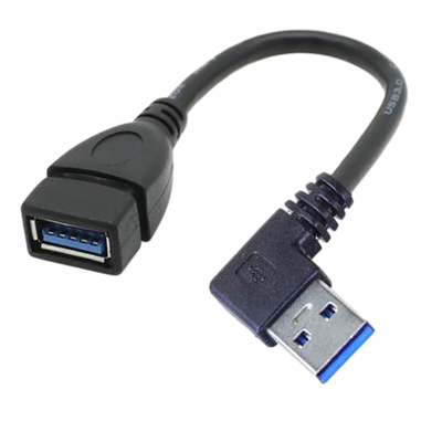 کابل داده شارژ USB 2.4 آمپری، کابل منبع تغذیه تقویت کننده زاویه سمت چپ راست بالا و پایین