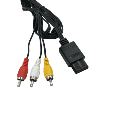 کابل صوتی تصویری Gamecube 6ft، سیم کامپوزیت AV برای Nintendo 64 N64