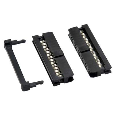 رابط کابل زن 14 پین IDC مشکی رنگ 1.27mm 2.0mm Pitch