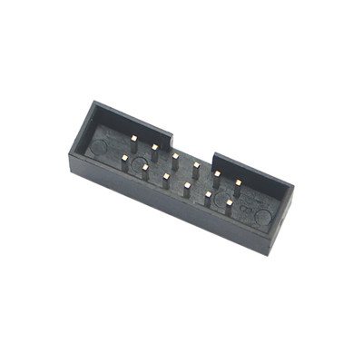 اتصالات برد مدار چاپی زن با زاویه راست دو ردیف 1.27mm 2.54mm Pitch Box Header