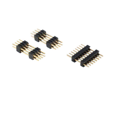 فلاش طلا پی سی بی کانکتور 2.0mm Pitch Through Hole Pin Header 2.54mm Pitch Male
