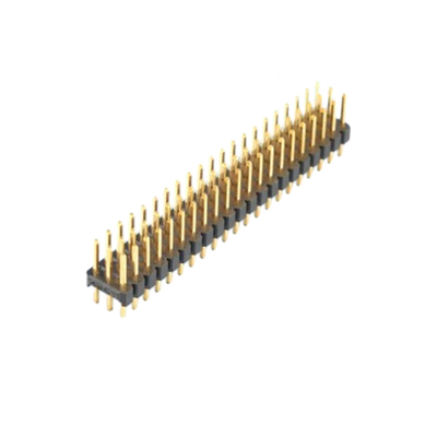 فلاش طلا پی سی بی کانکتور 2.0mm Pitch Through Hole Pin Header 2.54mm Pitch Male
