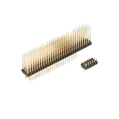 فلاش طلا پی سی بی کانکتور 2.0mm Pitch Through Hole Pin Header 2.54mm Pitch Male