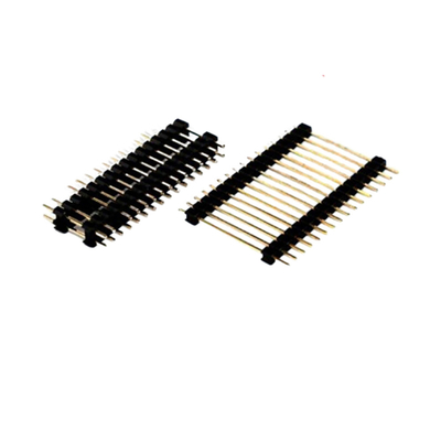 فلاش طلا پی سی بی کانکتور 2.0mm Pitch Through Hole Pin Header 2.54mm Pitch Male