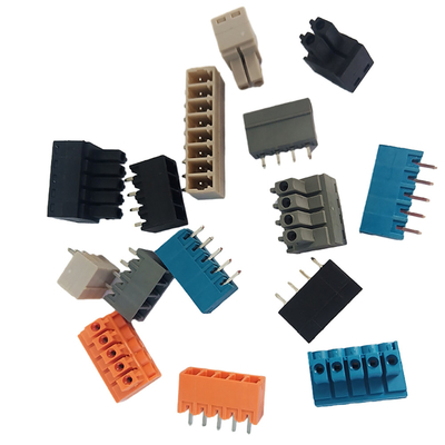 بلوک پایانی رنگارنگ 3.5mm/3.81mm/5.0mm/5.08mm/7.5mm/7.62mm Pitch