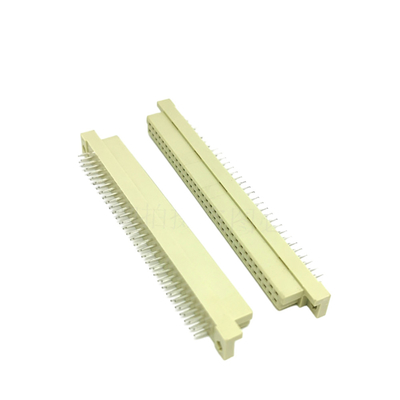 Din41612 2.54mm Pitch DIN Connector 48 پین زنانه 3 ردیف سوکت نوع C از طریق سوراخ بسته بندی سینی عمودی