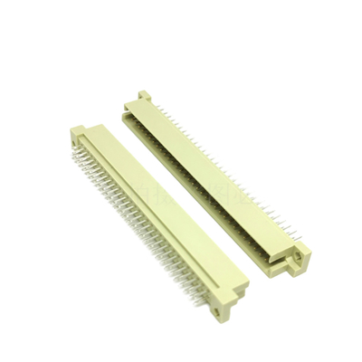 Din41612 2.54mm Pitch DIN Connector 48 پین زنانه 3 ردیف سوکت نوع C از طریق سوراخ بسته بندی سینی عمودی