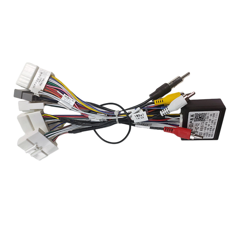 دسته سیم RCA 1.5 متری 3 شاخه جی پی اس رنگ قرمز برای خودرو نیسان