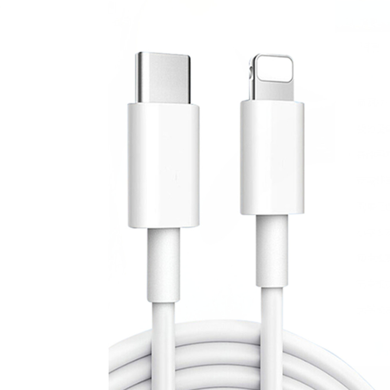 کابل داده شارژ USB به طول 3 فوت Usb3.1 USB C به C رنگ سفید با ژاکت PVC