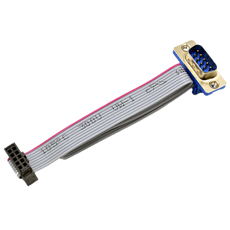 کابل نواری OEM 2.54 میلی متری نر IDC DB9 برای پایه پنل