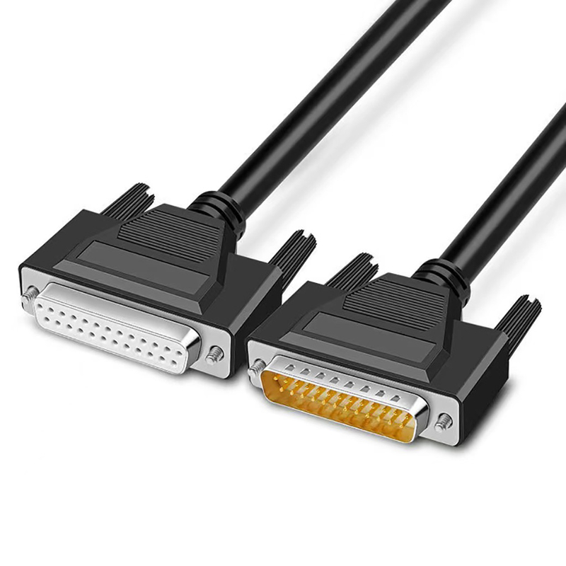 کابل سریال نر به نر Rs232 3 فوت با کانکتور فرعی DB9 DB15 DB25 D