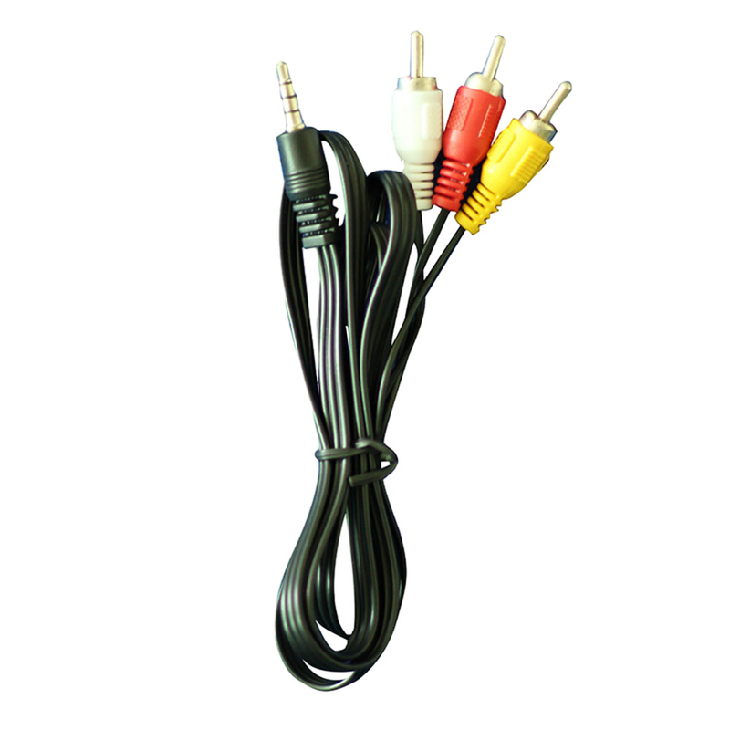 کابل های صوتی تصویری 1 متری قرمز زرد سفید رنگ DC 3.5 میلی متری برای VCR تلویزیون
