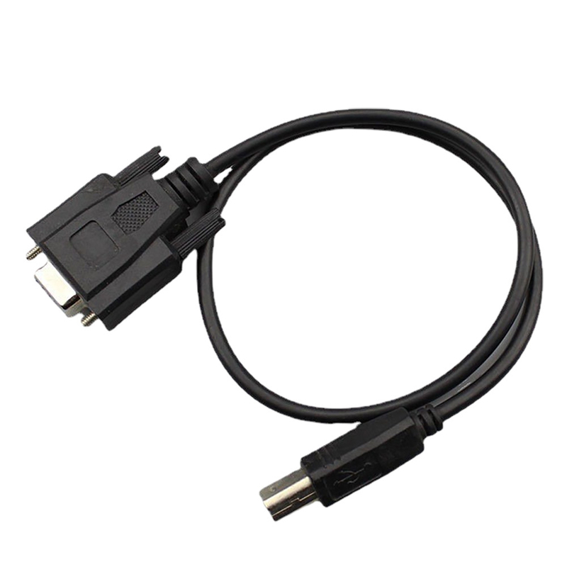 مونتاژ کابل Overmolding سفارشی RS232 DB9 Female به USB 2.0 B نوع نر
