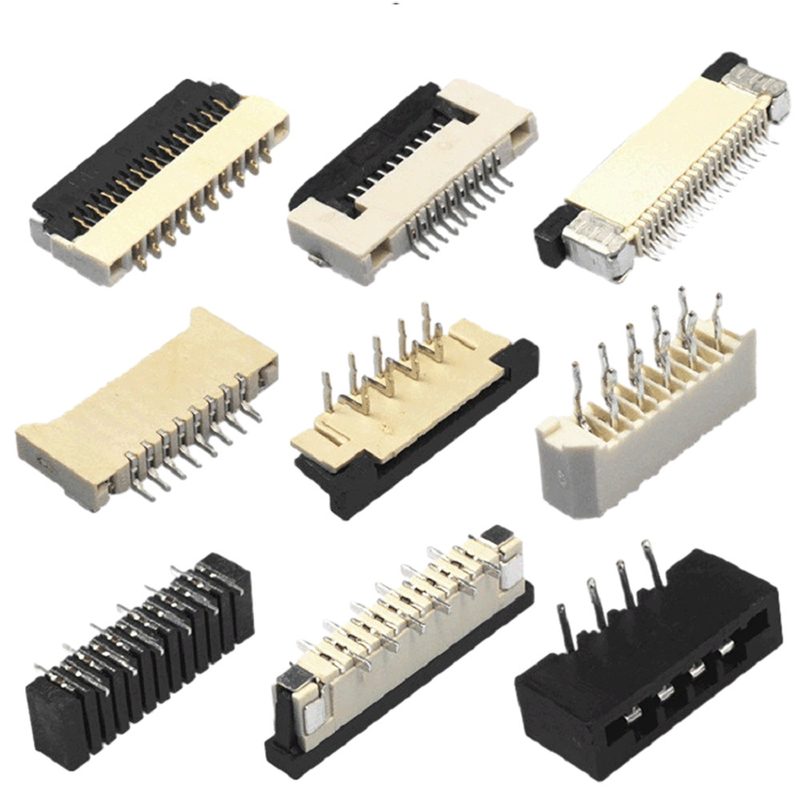 کانکتور SMT ZIF DIP 40 پین FFC با پیچ 0.5mm 0.8mm 1.0mm