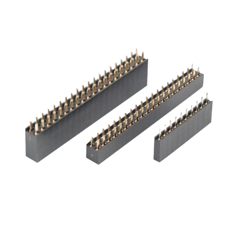 اتصال زنانه PCB زاویه راست 0.5A تا 3A از طریق سوراخ 2.54mm 2.0mm Pitch