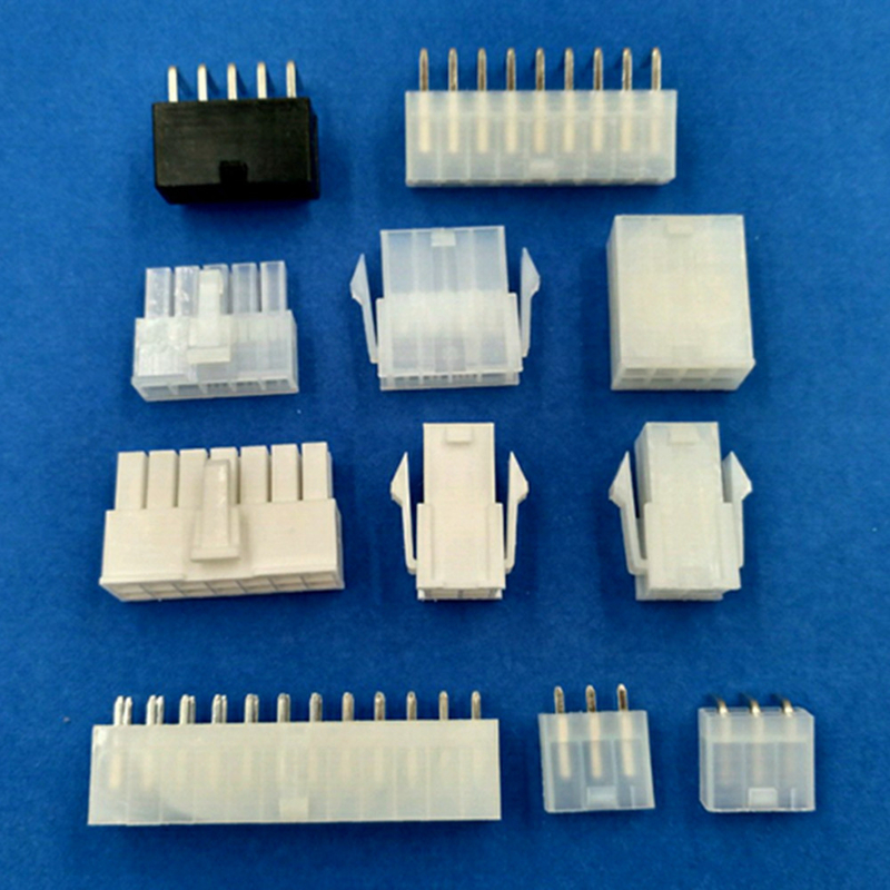 2.0mm Pitch Wire To Wire Mini Fit Crimp Housing Connector Molex 51005 2.50mm JST SM 3.0mm 4.20mm پیچ و خم
